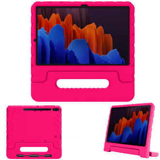 Imoshion Kidsproof Backcover Met Handvat Samsung Galaxy Tab S7 Plus Tablethoes - Roze