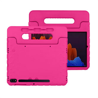 Imoshion Kidsproof Backcover Met Handvat Samsung Galaxy Tab S7 Plus Tablethoes - Roze