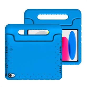 Imoshion Kidsproof Backcover met handvat voor de Apple iPad 11 (2025) 11 inch A16 / iPad 10 (2022) 10.9 inch - Blauw
