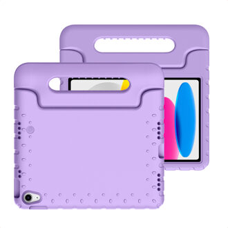 Imoshion Kidsproof Backcover met handvat voor de Apple iPad 11 (2025) 11 inch A16 / iPad 10 (2022) 10.9 inch - Lila Paars