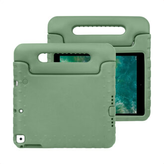 Imoshion Kidsproof Backcover met handvat voor de Apple iPad 6 (2018) 9.7 inch / iPad 5 (2017) 9.7 inch - Olive Green Groen