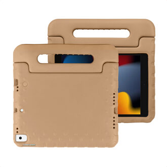 Imoshion Kidsproof Backcover met handvat voor de Apple iPad 9 (2021) 10.2 inch / iPad 8 (2020) 10.2 inch / iPad 7 (2019) 10.2 inch - Bruin