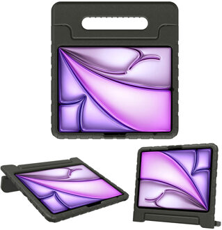 Imoshion Kidsproof Backcover met handvat voor de Apple iPad Air 11 inch (2025) M3 / (2024) M2 - Zwart
