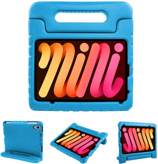 Imoshion Kidsproof Backcover met handvat voor de Apple iPad Mini 7 (2024) / iPad Mini 6 (2021) - Blauw - 8.3