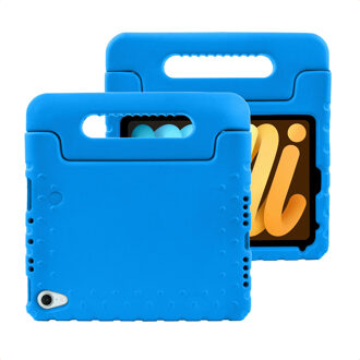 Imoshion Kidsproof Backcover met handvat voor de Apple iPad Mini 7 (2024) / iPad Mini 6 (2021) - Blauw - 8.3
