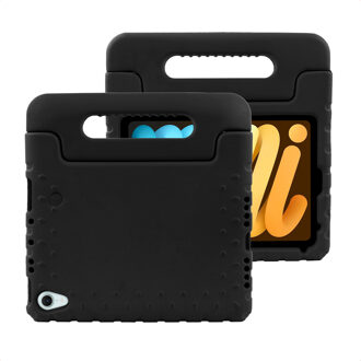 Imoshion Kidsproof Backcover met handvat voor de Apple iPad Mini 7 (2024) / iPad Mini 6 (2021) - Zwart - 8.3