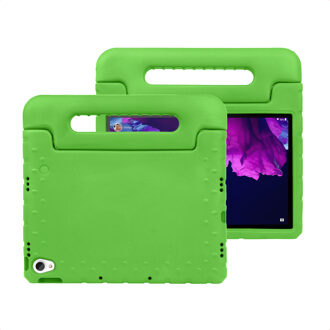 Imoshion Kidsproof Backcover met handvat voor de Lenovo Tab P11 / P11 Plus - Groen - 11