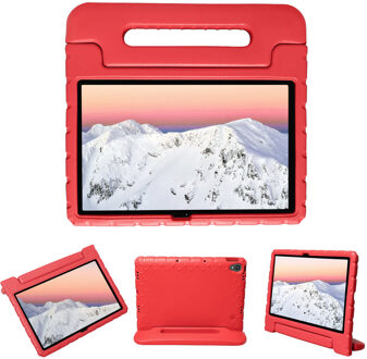 Imoshion Kidsproof Backcover met handvat voor de Lenovo Tab P11 / P11 Plus - Rood - 11