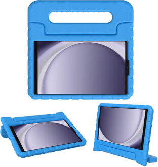 Imoshion Kidsproof Backcover met handvat voor de Samsung Galaxy Tab A11 / A9 8.7 inch - Blauw