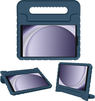 Imoshion Kidsproof Backcover met handvat voor de Samsung Galaxy Tab A11 / A9 8.7 inch - Donkerblauw