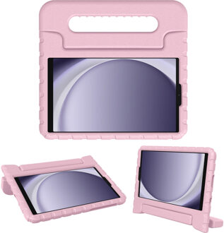 Imoshion Kidsproof Backcover met handvat voor de Samsung Galaxy Tab A11 / A9 8.7 inch - Lichtroze