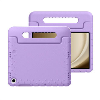 Imoshion Kidsproof Backcover met handvat voor de Samsung Galaxy Tab A11 Plus / A9 Plus - Lila Paars - 11