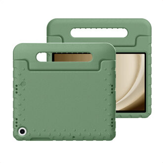 Imoshion Kidsproof Backcover met handvat voor de Samsung Galaxy Tab A11 Plus / A9 Plus - Olive Green Groen - 11