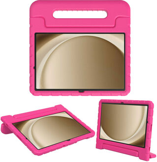 Imoshion Kidsproof Backcover met handvat voor de Samsung Galaxy Tab A11 Plus / A9 Plus - Roze - 11