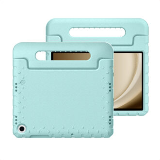 Imoshion Kidsproof Backcover met handvat voor de Samsung Galaxy Tab A11 Plus / A9 Plus - Soft Blue Lichtblauw - 11