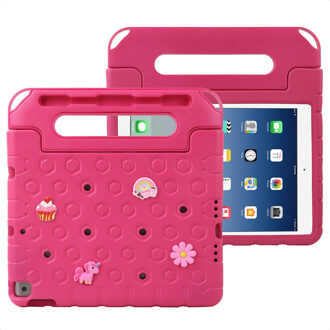 Imoshion Kidsproof tablethoes met afneembare dolls voor de Apple iPad 9 (2021) 10.2 inch / iPad 8 (2020) 10.2 inch / iPad 7 (2019) 10.2 inch - Roze