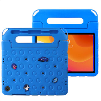 Imoshion Kidsproof tablethoes met afneembare dolls voor de Samsung Galaxy Tab A11 Plus / A9 Plus - Blauw - 11