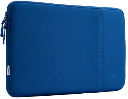 Imoshion Laptop hoes 14 inch - Laptopsleeve met vak - Cobalt Blue Blauw - 14.2