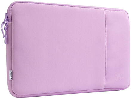 Imoshion Laptop hoes 14 inch - Laptopsleeve met vak - Lavender Lilac - 14.2