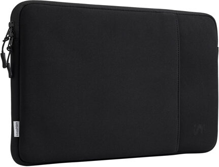 Imoshion Laptop hoes 17 inch - Laptopsleeve met vak - Black Zwart - 17.3