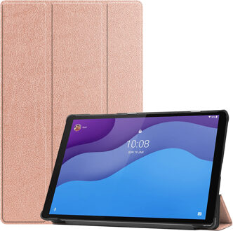 Imoshion Lenovo Tab M10 HD hoes - Lenovo M10 HD hoes - hoes Lenovo Tab M10 HD - Kunstleer - Rosé Goud - iMoshion Trifold Bookcase