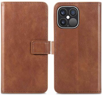 Imoshion Luxe Bookcase voor de Apple iPhone 13 Pro - Bruin
