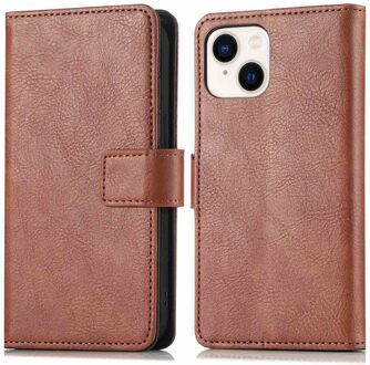 Imoshion Luxe Bookcase voor de Apple iPhone 15 Plus - Bruin