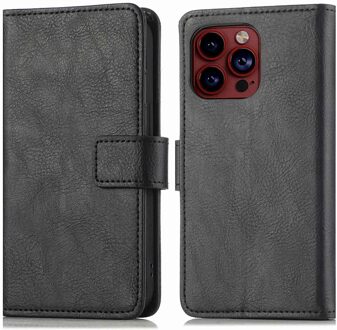 Imoshion Luxe Bookcase voor de Apple iPhone 15 Pro - Zwart