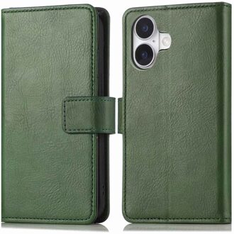 Imoshion Luxe Bookcase voor de Apple iPhone 16 - Groen