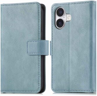 Imoshion Luxe Bookcase voor de Apple iPhone 16 - Lichtblauw