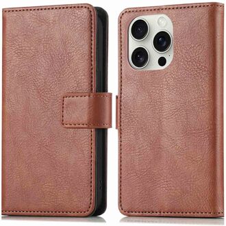 Imoshion Luxe Bookcase voor de Apple iPhone 16 Pro Max - Bruin