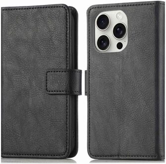 Imoshion Luxe Bookcase voor de Apple iPhone 16 Pro Max - Zwart