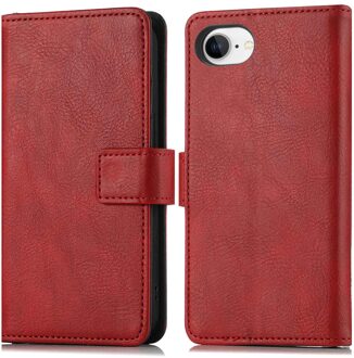 Imoshion Luxe Bookcase voor de Apple iPhone 16e - Rood