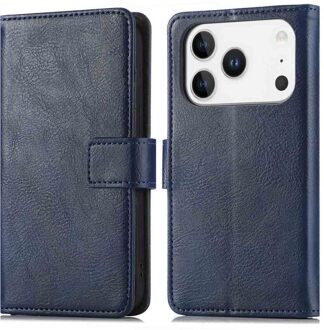 Imoshion Luxe Bookcase voor de Apple iPhone 17 Pro Max - Donkerblauw