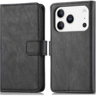 Imoshion Luxe Bookcase voor de Apple iPhone 17 Pro - Zwart