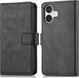 Imoshion Luxe Bookcase voor de Apple iPhone 17 - Zwart