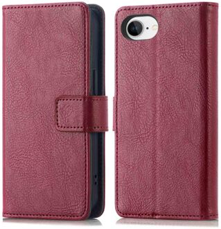 Imoshion Luxe Bookcase voor de Apple iPhone 17e / 16e - Bordeaux Donkerrood