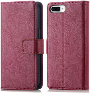 Imoshion Luxe Bookcase voor de Apple iPhone 8 Plus / 7 Plus - Bordeaux Donkerrood - 5.5