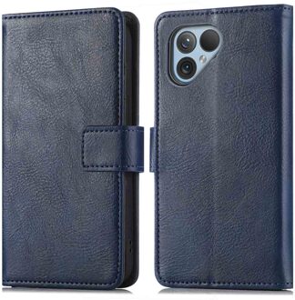 Imoshion Luxe Bookcase voor de Fairphone 5 - Donkerblauw