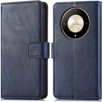 Imoshion Luxe Bookcase voor de Honor Magic 6 Lite - Donkerblauw