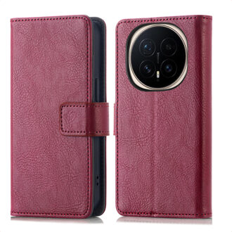 Imoshion Luxe Bookcase voor de Honor Magic8 Pro - Bordeaux Rood