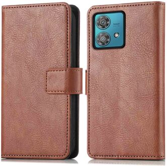 Imoshion Luxe Bookcase voor de Motorola Edge 40 Neo - Bruin