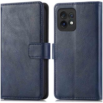 Imoshion Luxe Bookcase voor de Motorola Edge 40 Pro - Donkerblauw