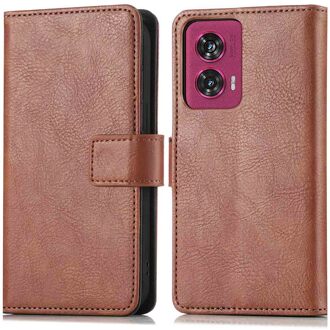 Imoshion Luxe Bookcase voor de Motorola Edge 50 Fusion - Bruin
