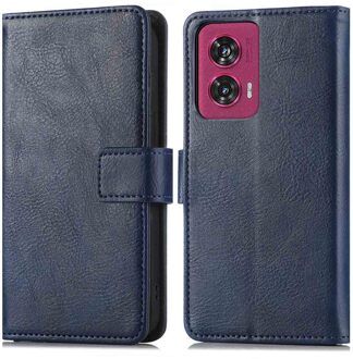 Imoshion Luxe Bookcase voor de Motorola Edge 50 Fusion - Donkerblauw