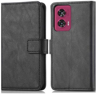 Imoshion Luxe Bookcase voor de Motorola Edge 50 Fusion - Zwart