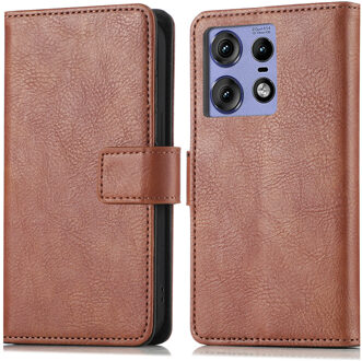 Imoshion Luxe Bookcase voor de Motorola Edge 50 Pro - Bruin