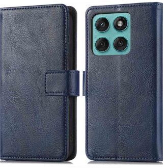 Imoshion Luxe Bookcase voor de Motorola Edge 60 Fusion - Donkerblauw