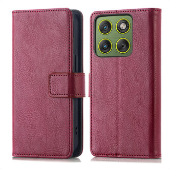Imoshion Luxe Bookcase voor de Motorola Edge 70 - Bordeaux Rood