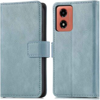Imoshion Luxe Bookcase voor de Motorola Moto G04 / G24 - Lichtblauw